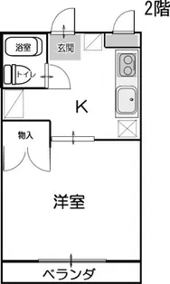 ベルメゾン水神【2階】の間取り