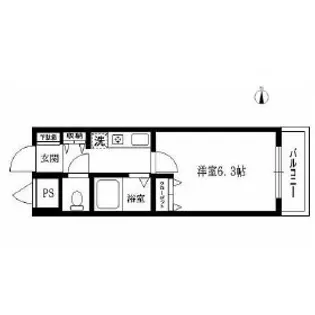 イースガーデン【2階】の間取り