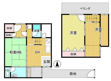 京都府京都市下京区毘沙門町【一戸建】の間取り