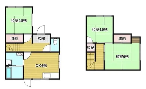 大阪府阪南市舞4丁目【一戸建】の間取り