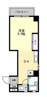 サイコート兵庫【6階】の間取り