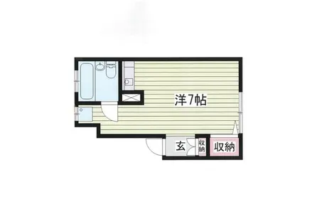 岩ハイツ【107号室】の間取り