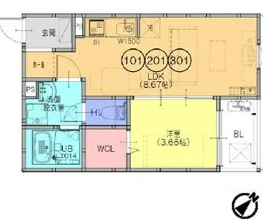 大阪府松原市西大塚1丁目【アパート】の外観