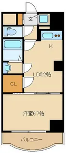 ノルデンタワー新大阪アネックス【11階】の間取り