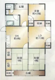 福岡県筑紫野市石崎3丁目【一戸建】の間取り