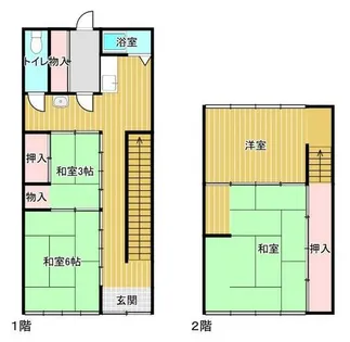 兵庫県尼崎市神田南通5丁目【一戸建】の間取り