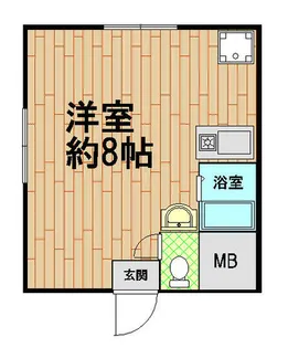 兵庫県神戸市中央区山本通1丁目【マンション】の間取り