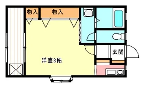 大阪府河内長野市原町3丁目【アパート】の間取り