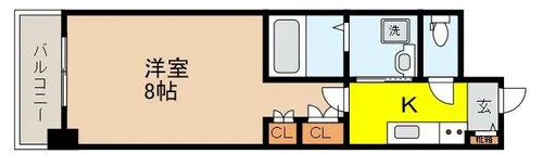 Xing CUBE ONE(シンキューブワン)【2階】の間取り