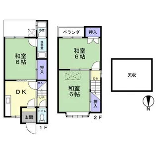 京都府京都市伏見区久我石原町【一戸建】の間取り