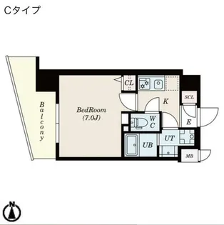 S-RESIDENCE浅間町【4階】の間取り