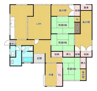 福岡県北九州市小倉北区篠崎4丁目【一戸建】の間取り