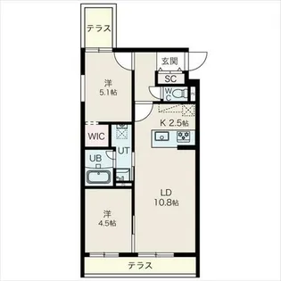 ALTUS南平岸【1階】の外観