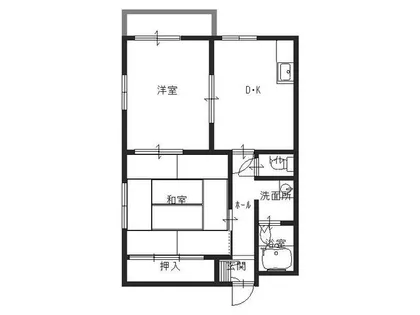 アビタシオン京口【207号室】の間取り