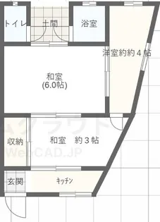 清風荘【1号室】の間取り