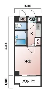 福岡県福岡市中央区六本松2丁目【マンション】の間取り