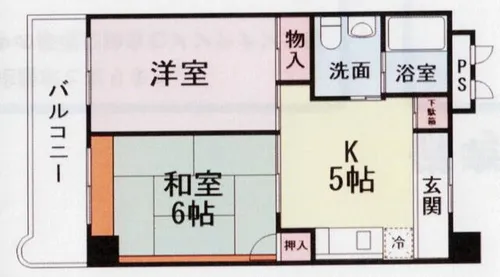 モンタン【402号室】の間取り