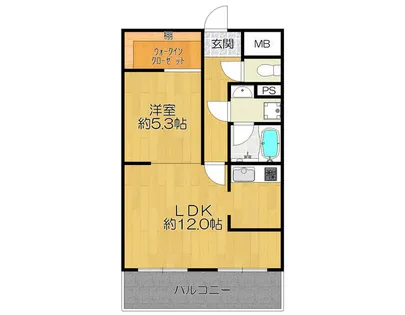 ミトハウス【305号室】の間取り