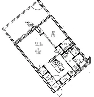 北海道札幌市東区北十七条東3丁目【マンション】の間取り