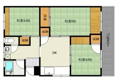 福岡県福岡市城南区長尾2丁目【マンション】の間取り