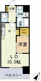 フォレスタ高砂【303号室】の間取り