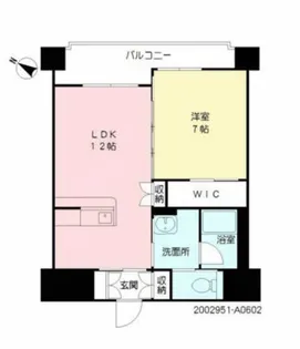 シャーメゾンステージ片野【202号室】の間取り