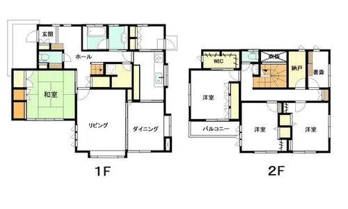 愛知県豊川市宿町光道寺【一戸建】の間取り