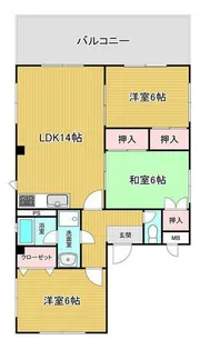 加藤三宮ビル【5階】の間取り