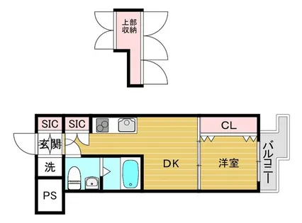 福岡県福岡市中央区清川3丁目【マンション】の間取り