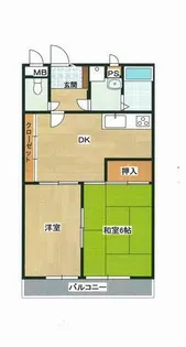 兵庫県三田市高次1丁目【マンション】の間取り