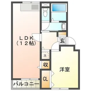 兵庫県姫路市西中島【マンション】の間取り