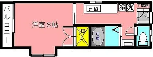 ラグーナ【2階】の間取り