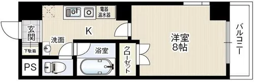 ヴェリッシモ芥川【2階】の間取り