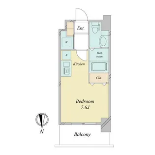 大阪府大阪市浪速区敷津西1丁目【マンション】の間取り