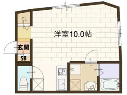 大阪府大阪市福島区海老江7丁目【マンション】の間取り