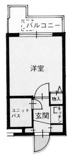 プリンセス鴨田【103号室】の間取り