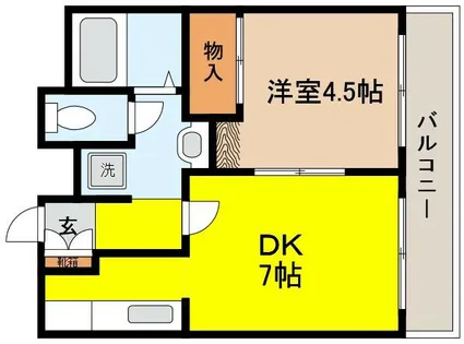 ダンディライオン御影Ⅲ【4階】の間取り