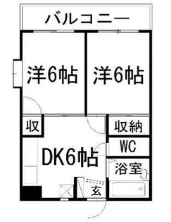 シャトレ別院Ⅲ【303号室】の間取り