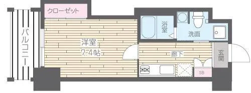HF四条河原町レジデンス【0811号室】の間取り