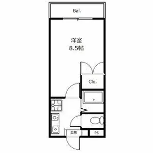 グランドールワタナベⅡ【1階】の間取り