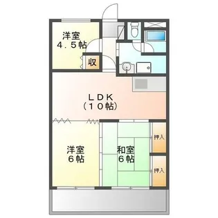 マンションはたなか【1階】の間取り