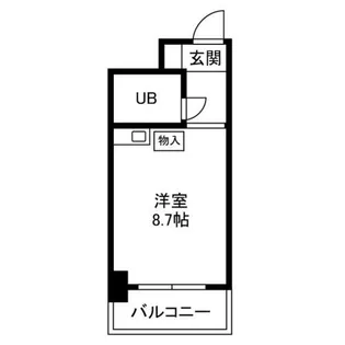 豊国スカイマンション国分【610号室】の間取り