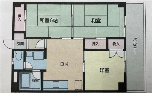 シティプラザセブン【2階】の間取り