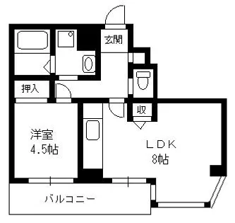 ライオンズマンション大倉山公園【6階】の間取り