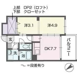 フェイスカミーユ【5階】の間取り