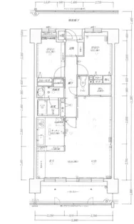 大阪府大阪市港区市岡元町3丁目【マンション】の間取り
