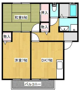 Kコスモ【2階】の間取り
