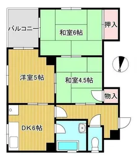 横野ビル【303号室】の間取り