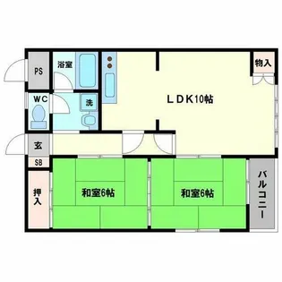 松尾マンション【3階】の間取り