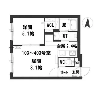 GALO【3階】の間取り